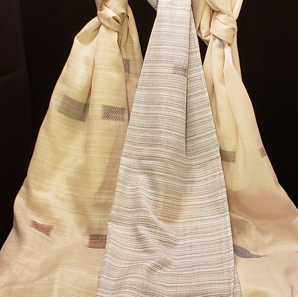 BLUE SCARF & PINK SCARF - Picture 3 of 3